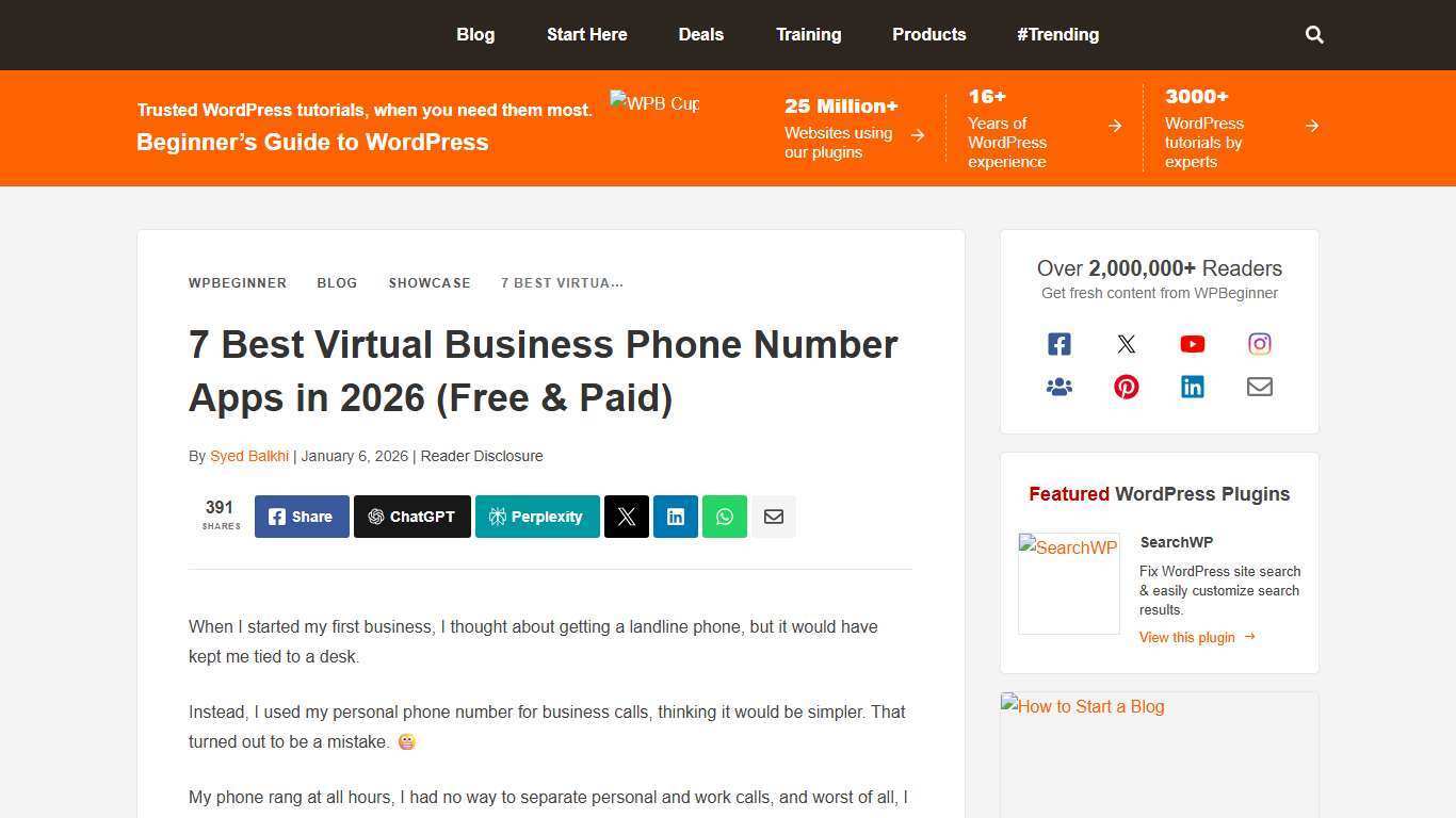 7 Best Virtual Business Phone Number Apps in 2026 (w/ Free Options)